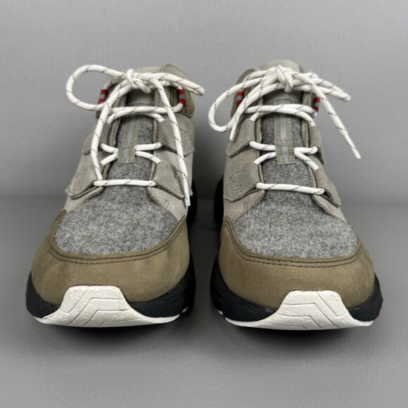 Sorel Kinetic Renegade Caribou Waterproof Shoes Ankle Boots Womens 10 Grey Green - Picture 2 of 9